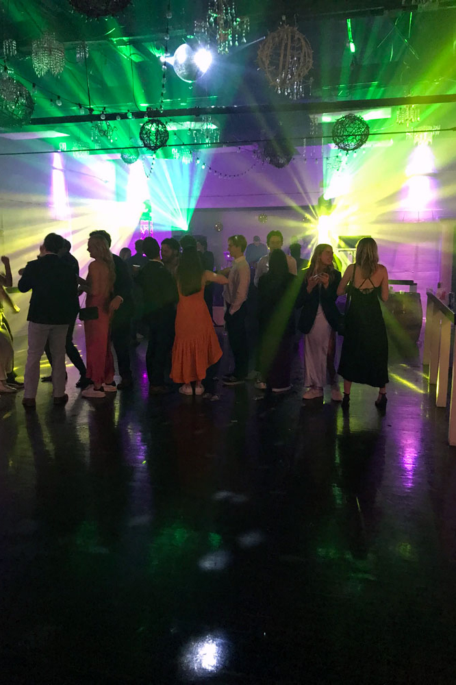 After the last dance and celebration, a quiet moment at The Chateau at Forest Park